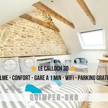 Le Calloch 3D - Standing - Calme - Wifi - Smart Tv Quimper Eksteriør bilde